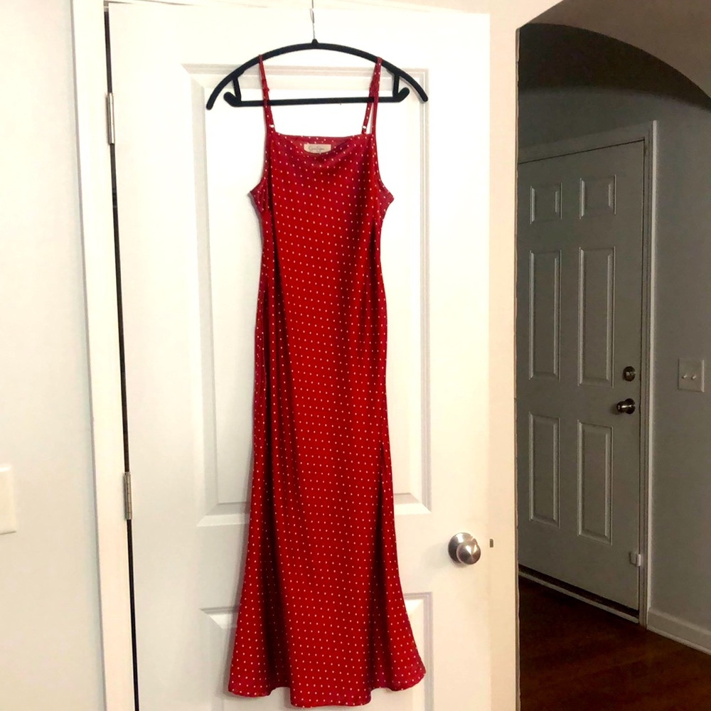 Sexy Red Slip Dress